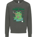 Anatomy of a Frog Funny Kids Sweatshirt Jumper Storm Grey
