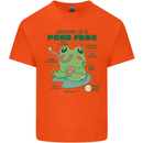 Anatomy of a Frog Funny Kids T-Shirt Childrens Orange