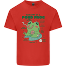Anatomy of a Frog Funny Kids T-Shirt Childrens Red