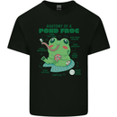 Anatomy of a Frog Funny Mens Cotton T-Shirt Tee Top Black