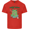 Anatomy of a Frog Funny Mens Cotton T-Shirt Tee Top Red