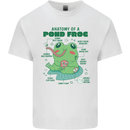 Anatomy of a Frog Funny Mens Cotton T-Shirt Tee Top White
