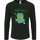 Anatomy of a Frog Funny Mens Long Sleeve T-Shirt Black