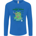 Anatomy of a Frog Funny Mens Long Sleeve T-Shirt Royal Blue