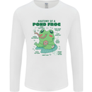 Anatomy of a Frog Funny Mens Long Sleeve T-Shirt White