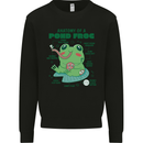 Anatomy of a Frog Funny Mens Sweatshirt Jumper Black