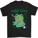 Anatomy of a Frog Funny Mens T-Shirt 100% Cotton Black