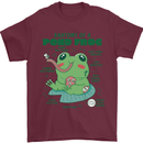 Anatomy of a Frog Funny Mens T-Shirt 100% Cotton Maroon