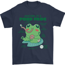 Anatomy of a Frog Funny Mens T-Shirt 100% Cotton Navy Blue