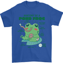 Anatomy of a Frog Funny Mens T-Shirt 100% Cotton Royal Blue