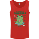 Anatomy of a Frog Funny Mens Vest Tank Top Red