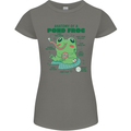 Anatomy of a Frog Funny Womens Petite Cut T-Shirt Charcoal