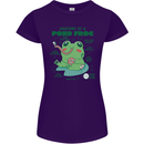 Anatomy of a Frog Funny Womens Petite Cut T-Shirt Purple