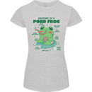 Anatomy of a Frog Funny Womens Petite Cut T-Shirt Sports Grey