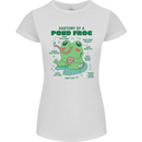 Anatomy of a Frog Funny Womens Petite Cut T-Shirt White