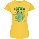 Anatomy of a Frog Funny Womens Petite Cut T-Shirt Yellow