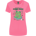 Anatomy of a Frog Funny Womens Wider Cut T-Shirt Azalea