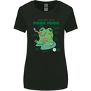 Anatomy of a Frog Funny Womens Wider Cut T-Shirt Black
