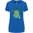 Anatomy of a Frog Funny Womens Wider Cut T-Shirt Royal Blue