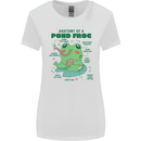 Anatomy of a Frog Funny Womens Wider Cut T-Shirt White