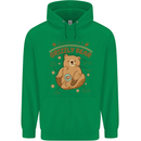 Anatomy of a Grizzly Bear Childrens Kids Hoodie Irish Green