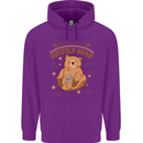 Anatomy of a Grizzly Bear Childrens Kids Hoodie Purple