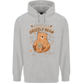 Anatomy of a Grizzly Bear Childrens Kids Hoodie Sports Grey