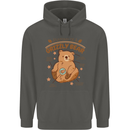 Anatomy of a Grizzly Bear Childrens Kids Hoodie Storm Grey