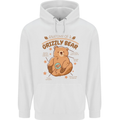 Anatomy of a Grizzly Bear Childrens Kids Hoodie White
