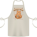 Anatomy of a Grizzly Bear Cotton Apron 100% Organic Natural