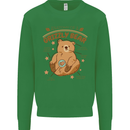 Anatomy of a Grizzly Bear Kids Sweatshirt Jumper Irish Green
