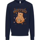 Anatomy of a Grizzly Bear Kids Sweatshirt Jumper Navy Blue