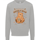 Anatomy of a Grizzly Bear Kids Sweatshirt Jumper Sports Grey