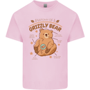 Anatomy of a Grizzly Bear Kids T-Shirt Childrens Light Pink