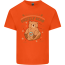 Anatomy of a Grizzly Bear Kids T-Shirt Childrens Orange