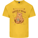 Anatomy of a Grizzly Bear Kids T-Shirt Childrens Yellow