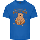 Anatomy of a Grizzly Bear Mens Cotton T-Shirt Tee Top Royal Blue