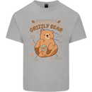 Anatomy of a Grizzly Bear Mens Cotton T-Shirt Tee Top Sports Grey