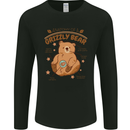 Anatomy of a Grizzly Bear Mens Long Sleeve T-Shirt Black