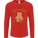Anatomy of a Grizzly Bear Mens Long Sleeve T-Shirt Red