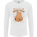 Anatomy of a Grizzly Bear Mens Long Sleeve T-Shirt White