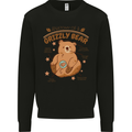 Anatomy of a Grizzly Bear Mens Sweatshirt Jumper Black