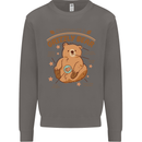 Anatomy of a Grizzly Bear Mens Sweatshirt Jumper Charcoal