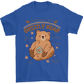 Anatomy of a Grizzly Bear Mens T-Shirt 100% Cotton Royal Blue