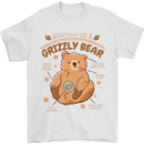 Anatomy of a Grizzly Bear Mens T-Shirt 100% Cotton White