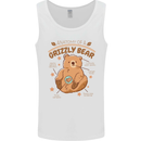 Anatomy of a Grizzly Bear Mens Vest Tank Top White