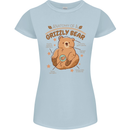 Anatomy of a Grizzly Bear Womens Petite Cut T-Shirt Light Blue