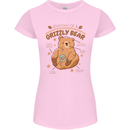 Anatomy of a Grizzly Bear Womens Petite Cut T-Shirt Light Pink