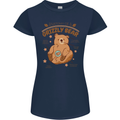 Anatomy of a Grizzly Bear Womens Petite Cut T-Shirt Navy Blue