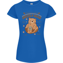 Anatomy of a Grizzly Bear Womens Petite Cut T-Shirt Royal Blue